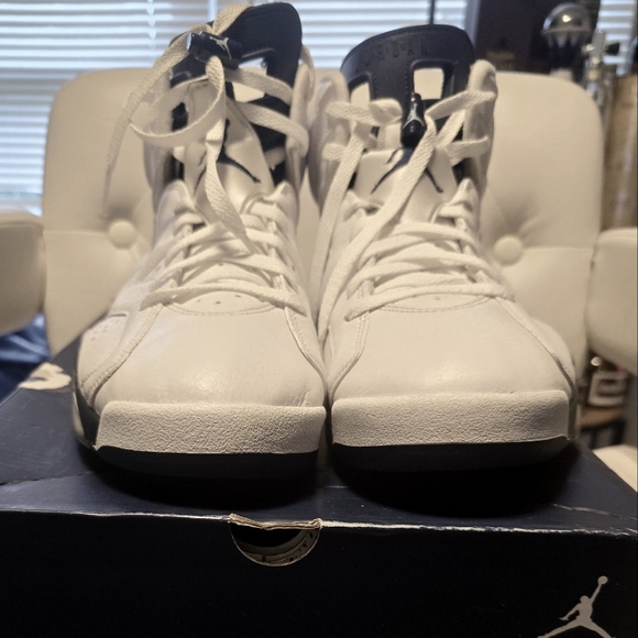 Midnight NAVY AIR JORDAN 6 ( GREAT CONDITION) - Picture 10 of 15